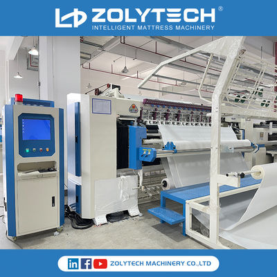 80mm Max Mattress Quilting Machine Panasonic Systeembeddegoed Productie