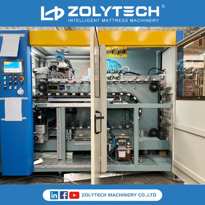 ZOLYTECH de zaklente die Hoogte 100250mm rollen van de Machine180pcs/Min Computerized Pocket Spring Production Lijn