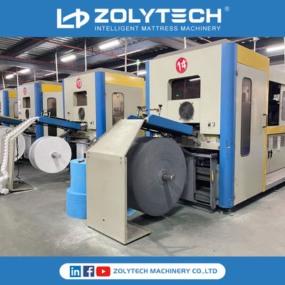 180pcs/Min Computerized Pocket Spring Production-de Lente van de Lijnzak Machine 380V rollen/220V-Netto Matras die