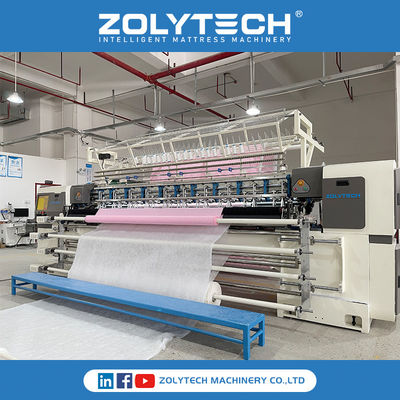 Automatische beddenmachine grote shuttle matras beddenmachine