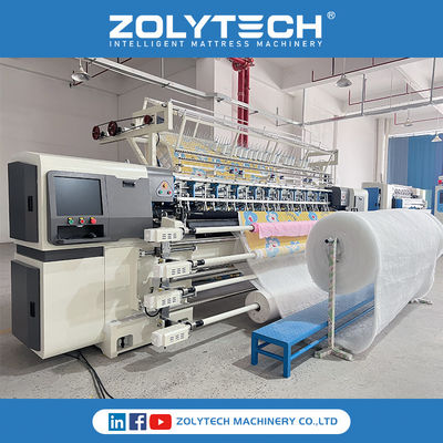 ZOLYTECH Matras Quilting Machine Multi Needle Shuttle Quilting Machine voor dekbedden