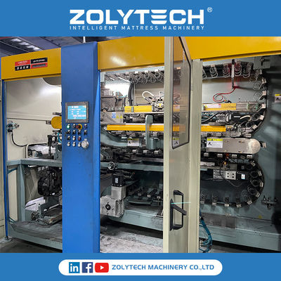 Automatisch matras pocket veer maken machine beschikbaar voor zonering