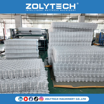 Eco-Friendly Mattress Core Bed Net Production Pocket Spring Mattress With No Adhesives