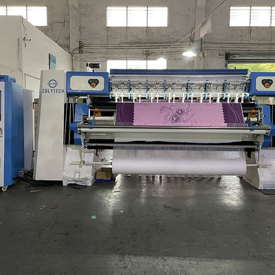 ZOLYTECH matras de machines geautomatiseerde het watteren steek van de machineketting voor dekbedden WV15 1500rpm