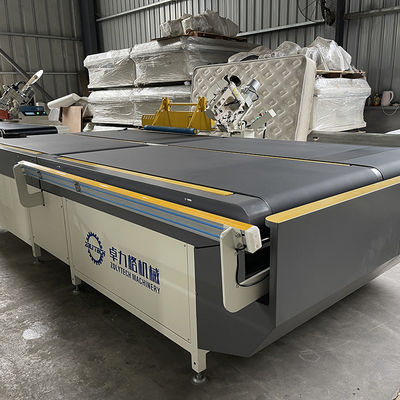 Geautomatiseerde Automatische Duwende de Randmachine 50500mm het Naaien Dikte 3.37KW van de Matrasband