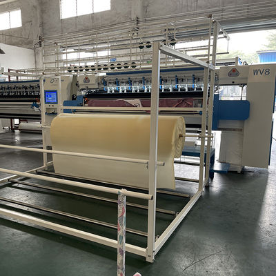 WV8 hoge snelheid geautomatiseerde de matras van de kettingssteek het watteren machine voor matras 25.4mm naaldafstand
