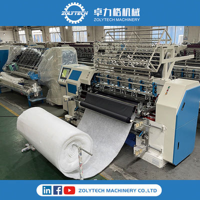 Deeltjes van de quiltmachine Multi-naald quilting machine ZLT-YS-64 Automatische continue comforter quilting machine
